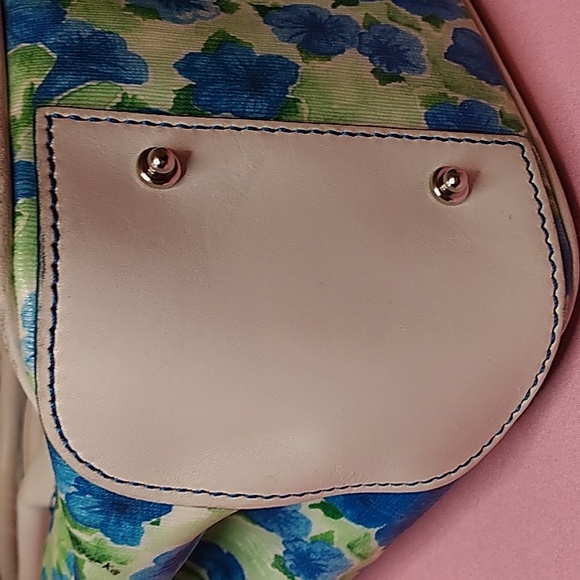 Dooney and Bourke Satchel Bag Blue Floral 💙💙💙 - Picture 10 of 11